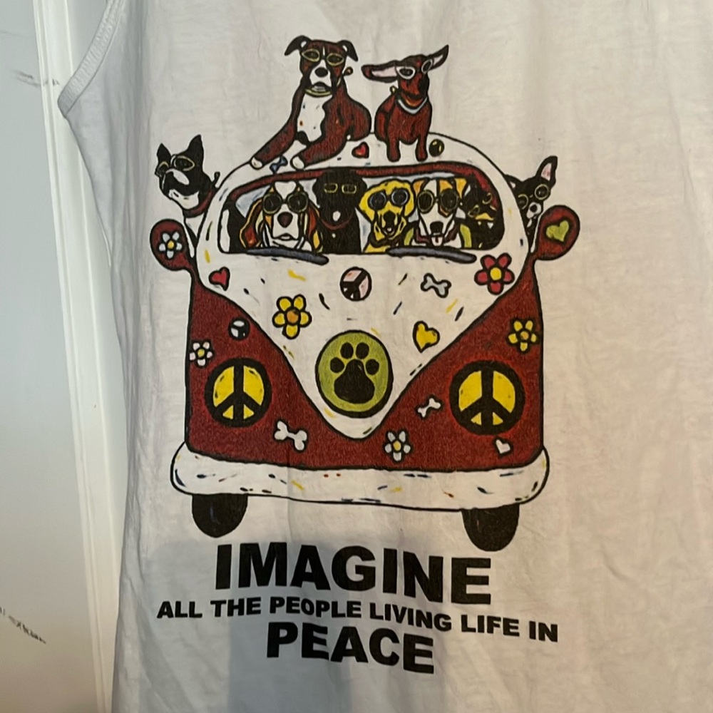 IDEAL T by Next Level size Small white tank top. LIKE NEW